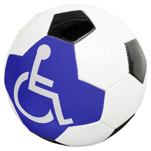 Gehandicapten met een handicap voetbal (Drie kwart)