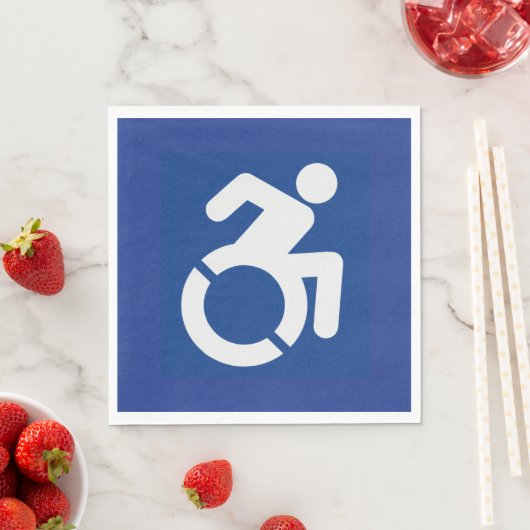 Gehandicapten teken Modern Servet (Insitu)