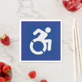 Gehandicapten teken Modern Servet (Insitu)