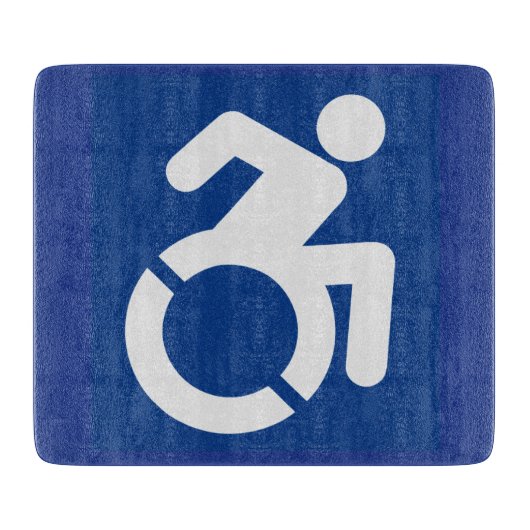 Gehandicapten teken Modern Snijplank (Voorkant)
