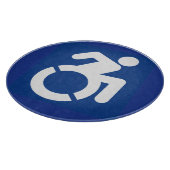 Gehandicapten teken Modern Snijplank (Hoek)