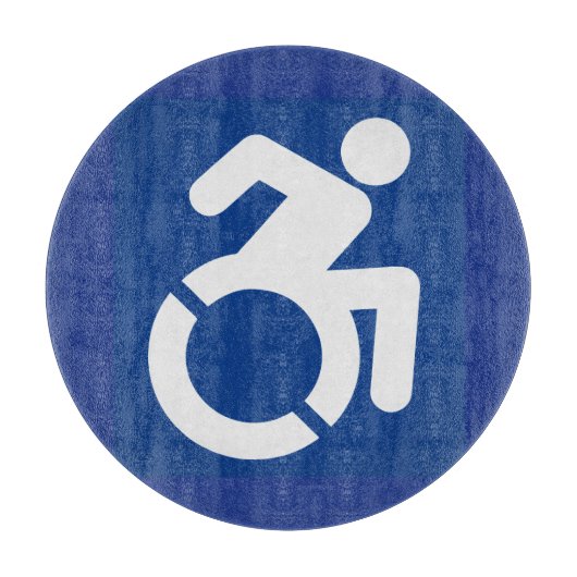 Gehandicapten teken Modern Snijplank (Voorkant)