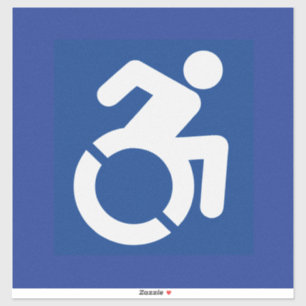 Gehandicapten teken Modern Sticker