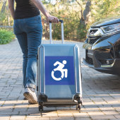 Gehandicapten teken Modern Sticker (Koffer Insitu)