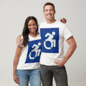 Gehandicapten teken Modern T-shirt (Unisex)