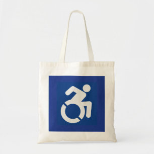 Gehandicapten teken Modern Tote Bag