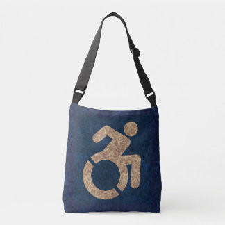 Gehandicapten Textured Crossbody Tas