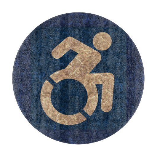 Gehandicapten Textured Snijplank (Voorkant)