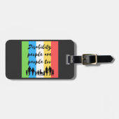 Gehandicapten zijn ook mensen bagagelabel (Voorkant horizontaal)