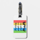 Gehandicapten zijn ook mensen bagagelabel (Achterkant verticaal)