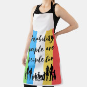 Gehandicapten zijn ook mensen schort (Insitu)