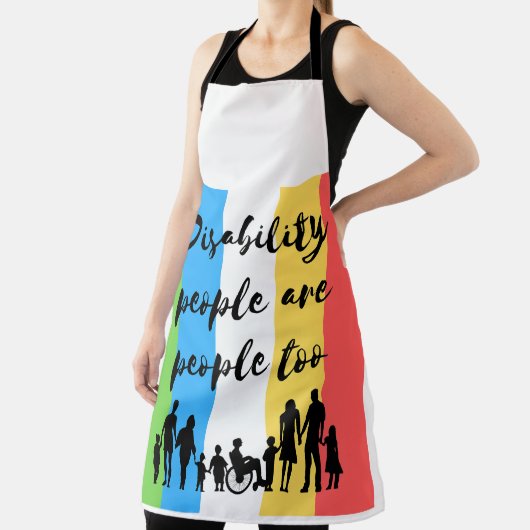 Gehandicapten zijn ook mensen schort (Insitu)