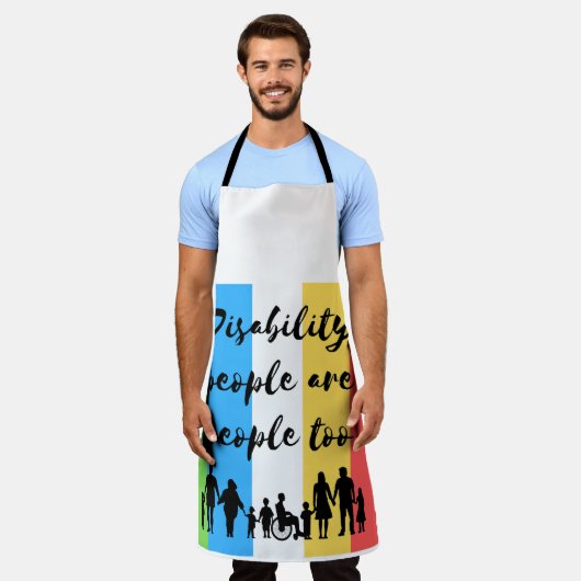 Gehandicapten zijn ook mensen schort (Gedragen)