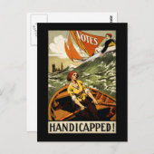 Gehandicapten zonder stemrecht briefkaart (Voorkant / Achterkant)