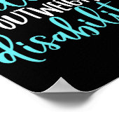 Gehandicapten zwaarder wegen dan bijzondere vormen poster (Hoek)