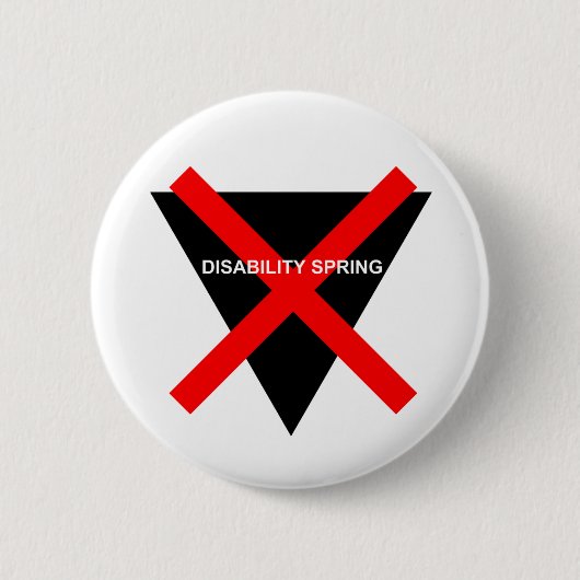 Gehandicaptenlente Ronde Button 5,7 Cm (Voorkant)