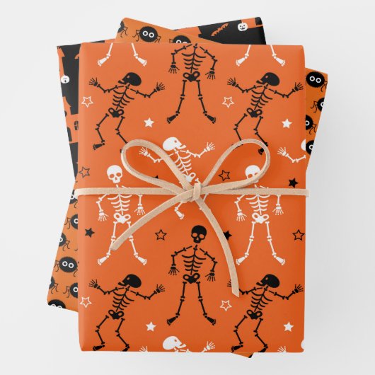 GEHAOND HUIS, DANKSKELETON EN SPIEREN INPAKPAPIER VEL (In situ)