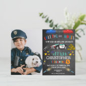 Geharmoniseerde foto van politieagent kaart (Staand voorkant)