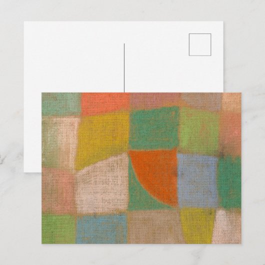 Geharmoniseerde Regio, 1938, ingediend door Paul K Briefkaart (Voorkant / Achterkant)