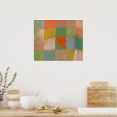 Geharmoniseerde regio door Paul Klee Poster (Keuken)