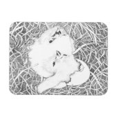 GEHATCHEERDE ELGF'S E15 + E16 WANTING BREAKFAST MAGNEET (Horizontaal)