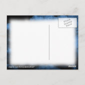 Gehaunted Castle Gothic Happy Halloween Briefkaart (Achterkant)