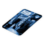 Gehaunted Castle Gothic Happy Halloween Magneet (Linkerzijde)