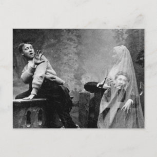 GeHaunted Lane -  Ghost-foto 1880 Briefkaart