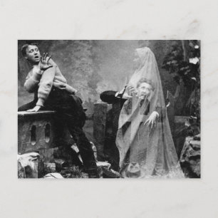 GeHaunted Lane -  Ghost-foto 1880 Briefkaart