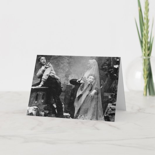 GeHaunted Lane -  Ghost Photo 1880 Kaart (Voorkant)