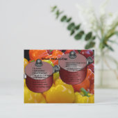 Geheel Briefkaart in één recept (Staand voorkant)