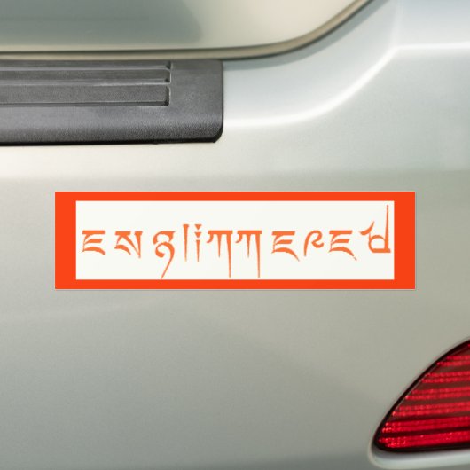 Geheel Bumpersticker (Op auto)