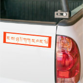 Geheel Bumpersticker (Op Truck)