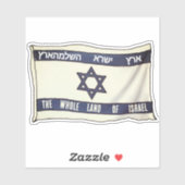 Geheel Land van Israël Sticker (Vel)