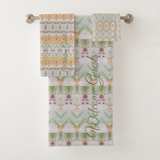 Geheel verschillende Prints Handdoek-set Bad Handdoek (Insitu)