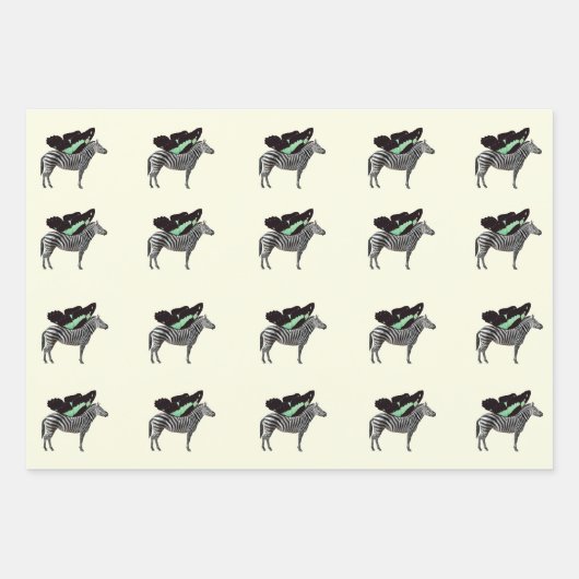 Geheel Zebra 1 Papier voor het oppakken van vellen (Voorkant 2)