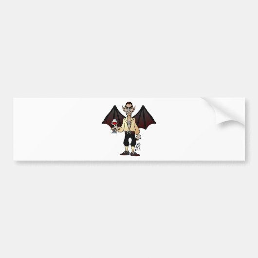 Geheide Dracula Bumpersticker (Voorkant)