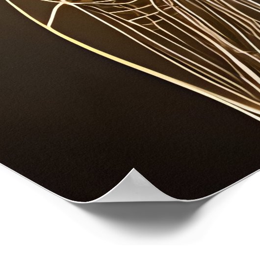 Geheilig hart, Geometrie Poster (Hoek)