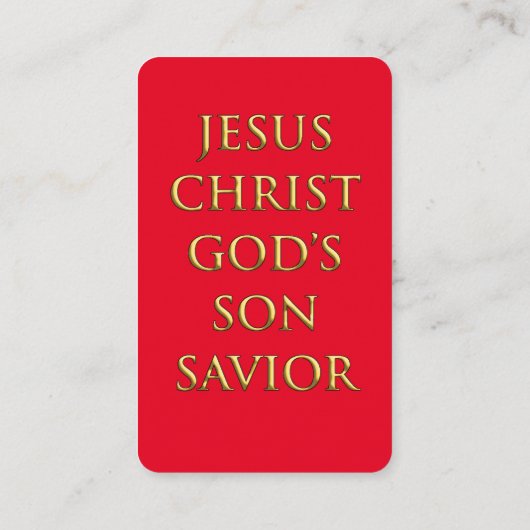 Geheiligde Kaart Visitekaartje (Achterkant)