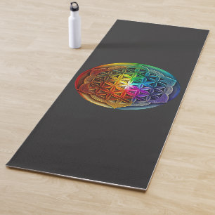 Geheiligde meetkundige ventilator van het leven Ch Yogamat
