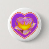 Geheiligen Buttonnen Ronde Button 5,7 Cm (Voorkant)