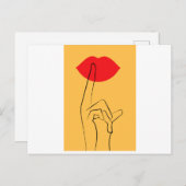 geheim aankondigingskaart (Voorkant / Achterkant)