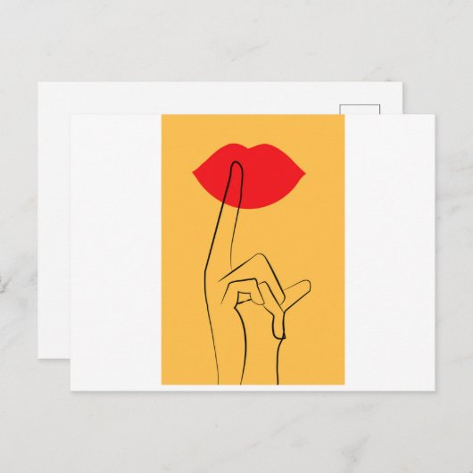 geheim aankondigingskaart (Voorkant / Achterkant)