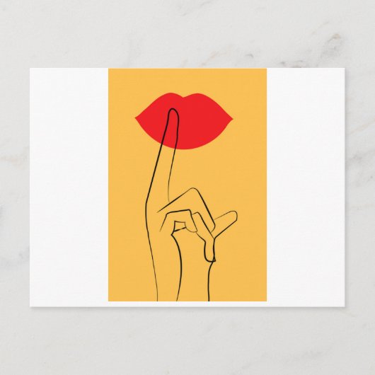 geheim aankondigingskaart (Voorkant)