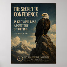 Geheim achter Vertrouwen Funny Motivatie Poster |