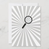 GEHEIM AGENT DETECTIVE MISDAAD SPIONAGE VERJAARDAG KAART (Achterkant)