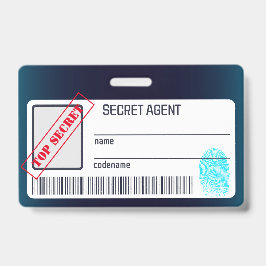 Geheim agent Detective Spy Mysterie Feestje Badge