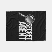 Geheim Agent - Geheim Agent Kostuum Inspecteur Spy Fleece Deken (Voorkant (Horizontaal))