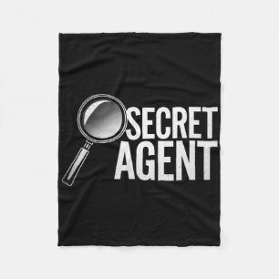 Geheim Agent - Geheim Agent Kostuum Inspecteur Spy Fleece Deken