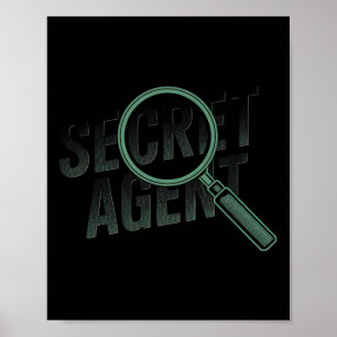 Geheim agent - Geheim agent kostuum inspecteur Spy Poster